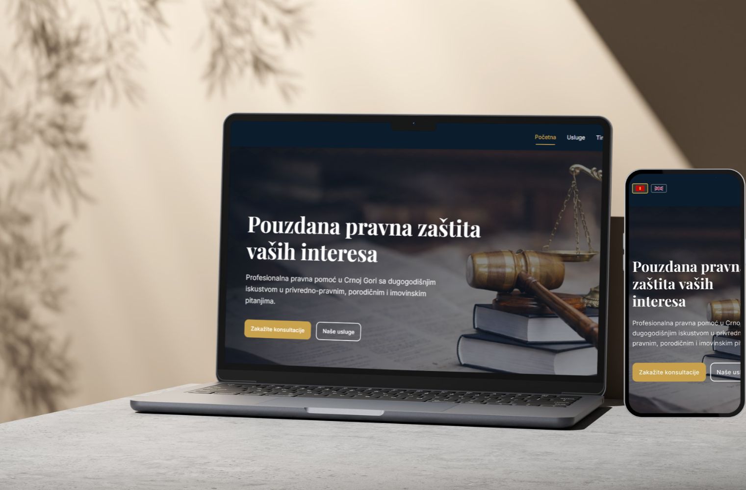 Web sajt za pravnu kancelariju